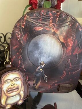 Disney Indiana Jones Loungefly Backpack NWT